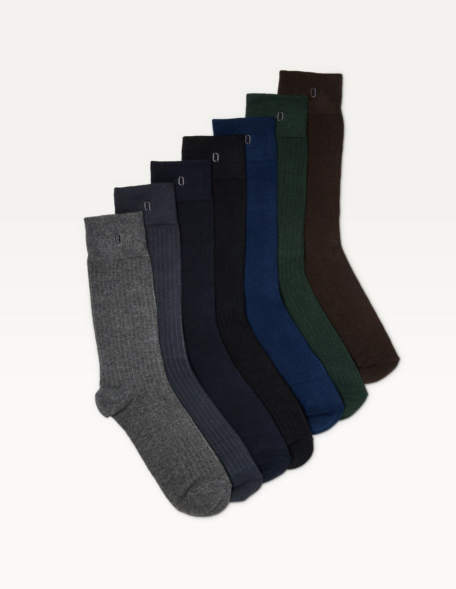 Coffret de 7 chaussettes - Chaussettes New multicolore