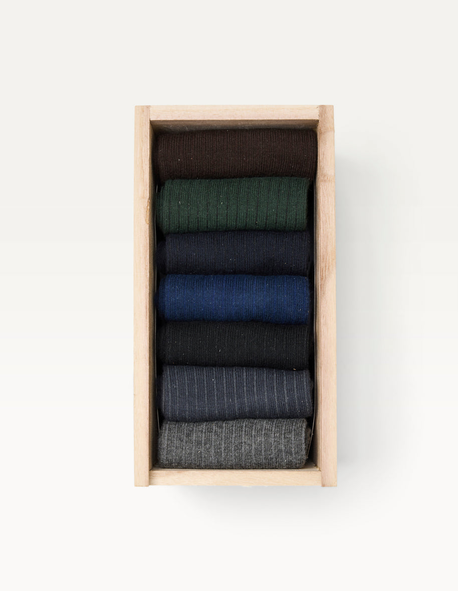 Coffret de 7 chaussettes - Chaussettes New multicolore