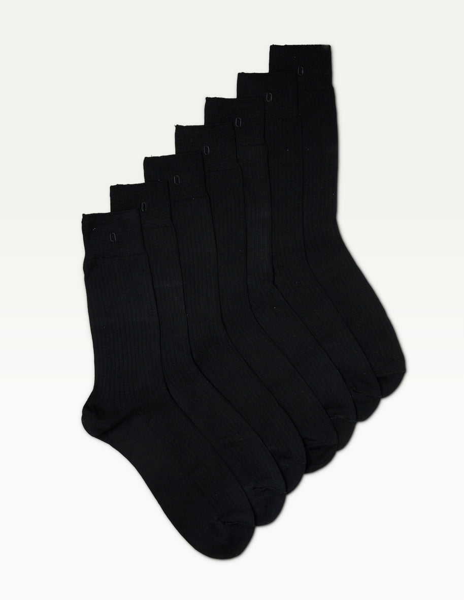 Coffret de 7 chaussettes - Chaussettes Noir