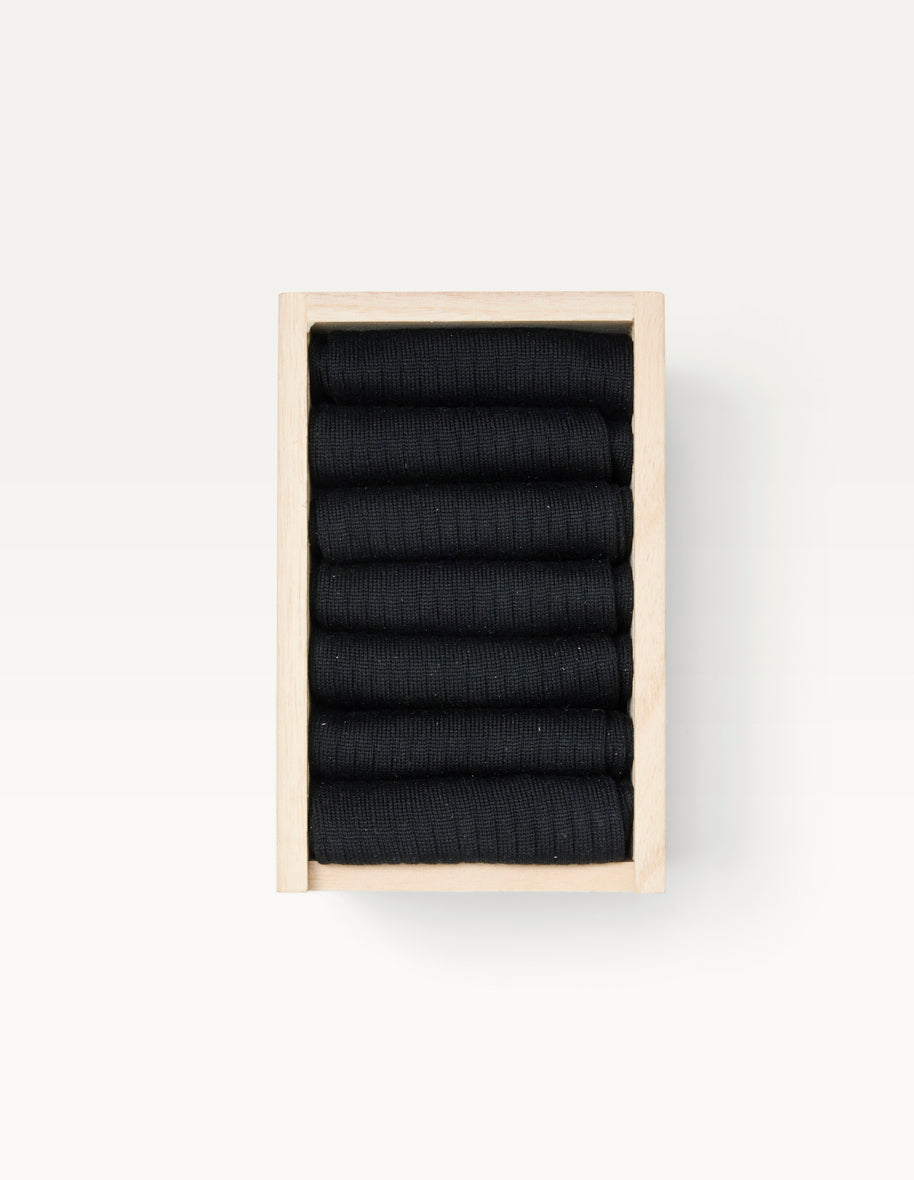 Coffret de 7 chaussettes - Chaussettes Noir