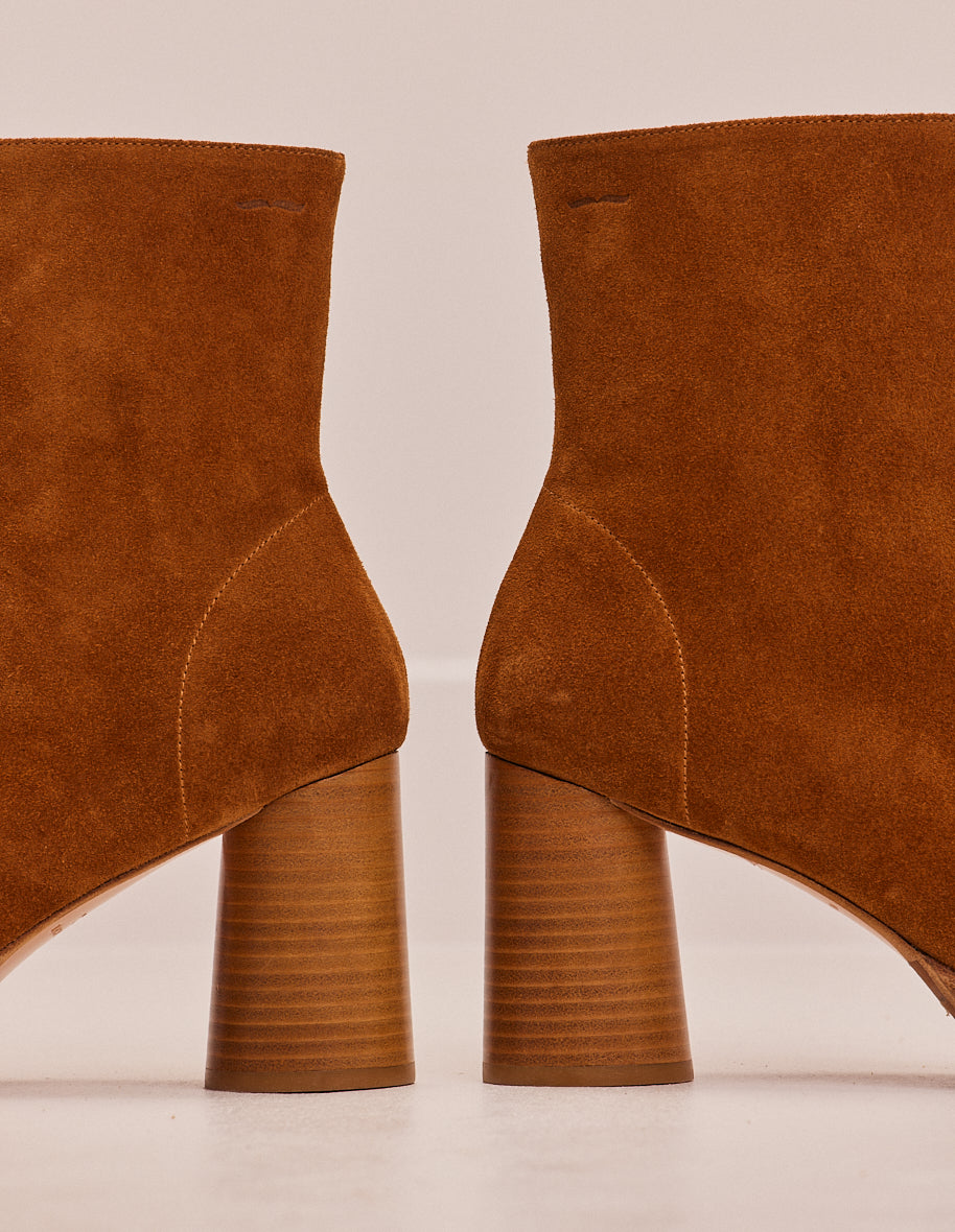 Heeled boots Serena - Amber Suede