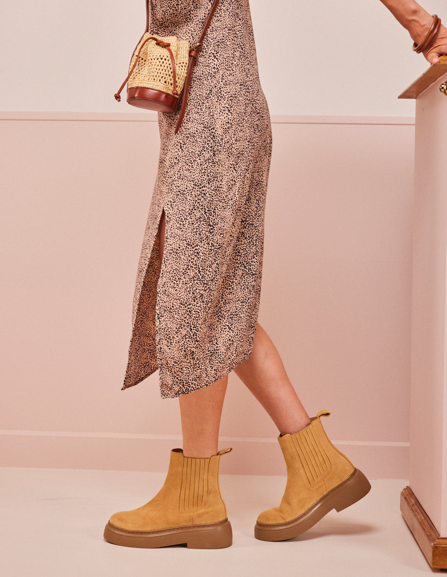 Ankle boots Tiphanie - Sand suede