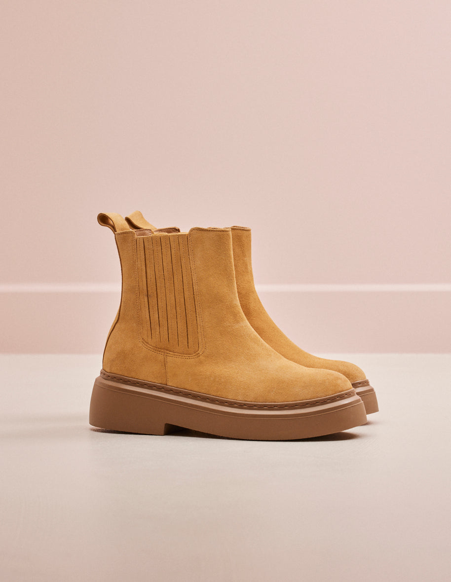 Ankle boots Tiphanie - Sand suede