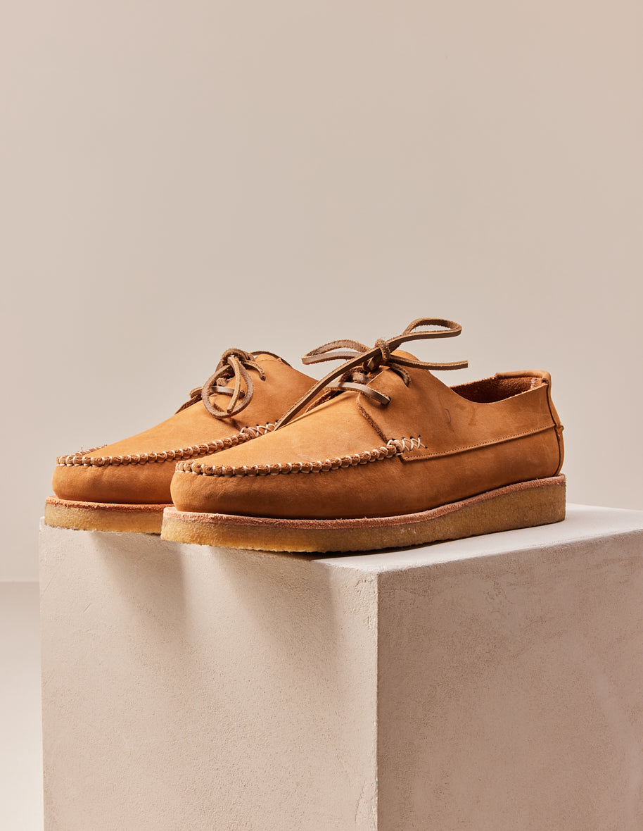 Boat shoes Georges - Cognac nubuck