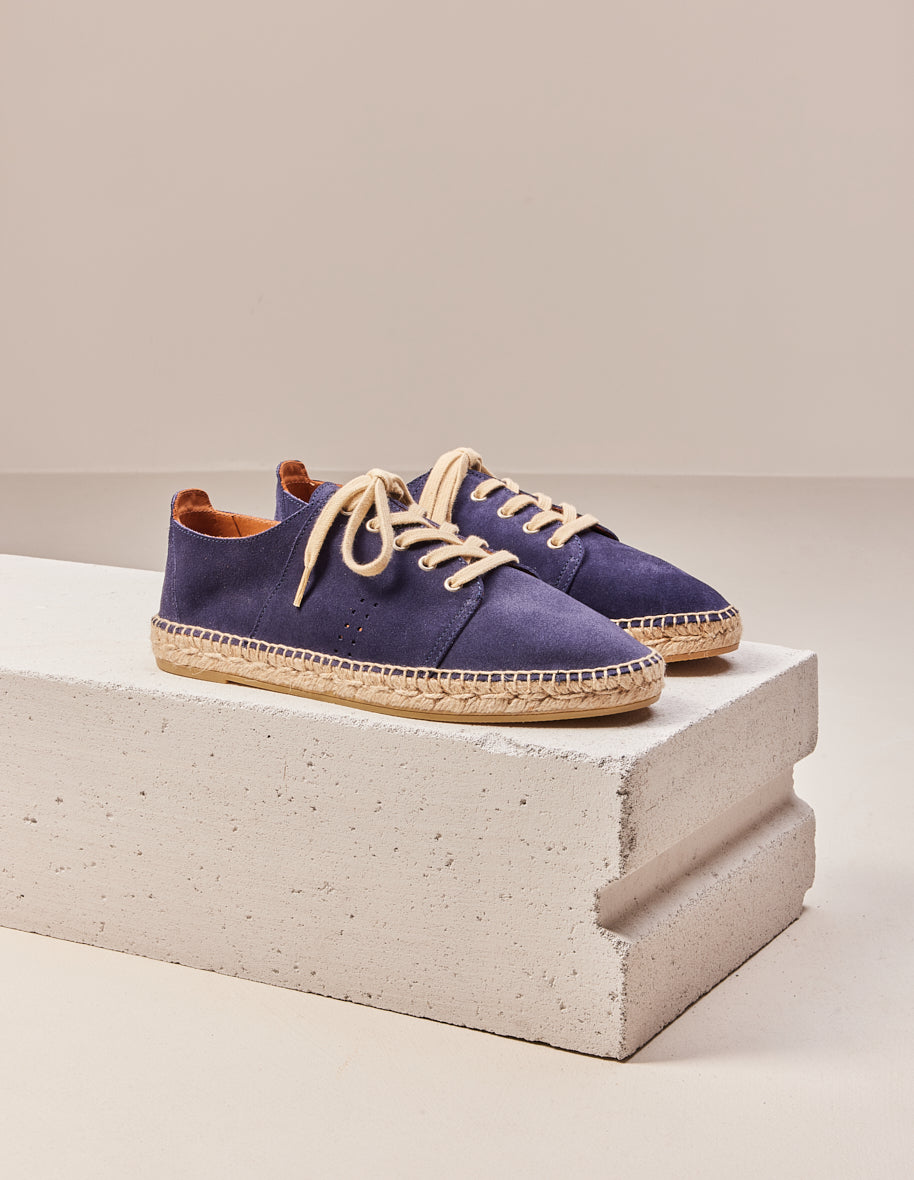 Espadrilles Raymond - Suède marine