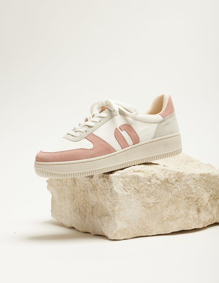 Low-top trainers Marilou - Light pink white light grey