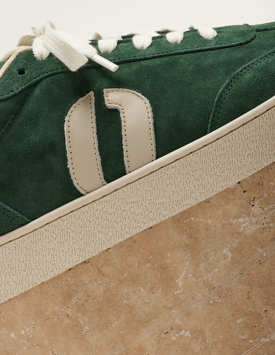 Low-top sneakers Lucia - Forest green ecru