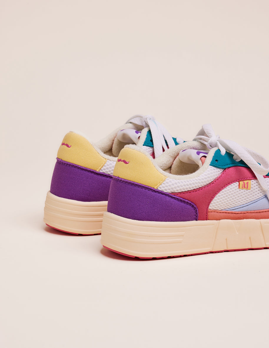 Low-top trainers Aimée - Duck white pink