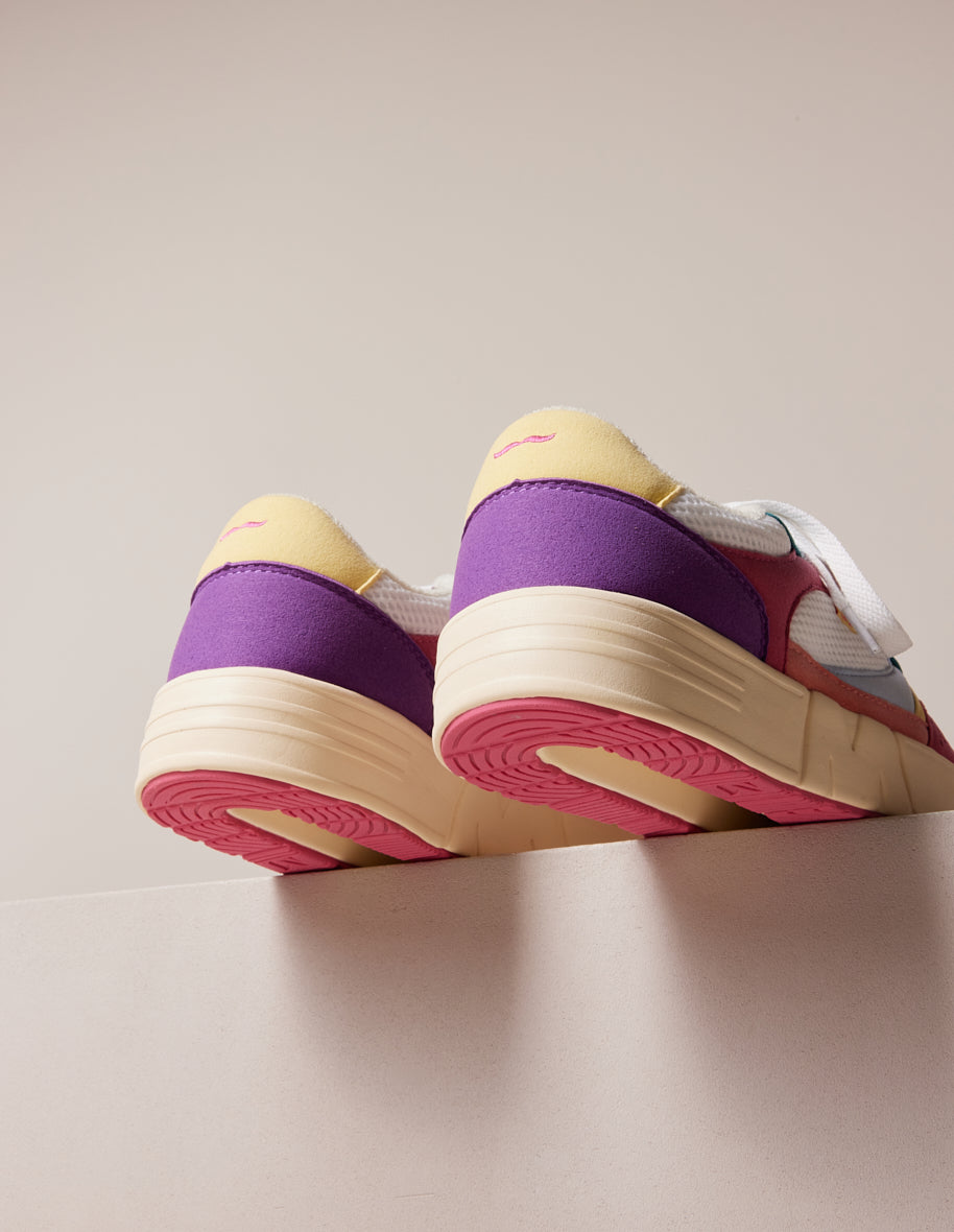 Low-top trainers Aimée - Duck white pink