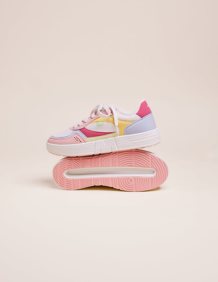 Low-top trainers Aimée - Light pink sky white