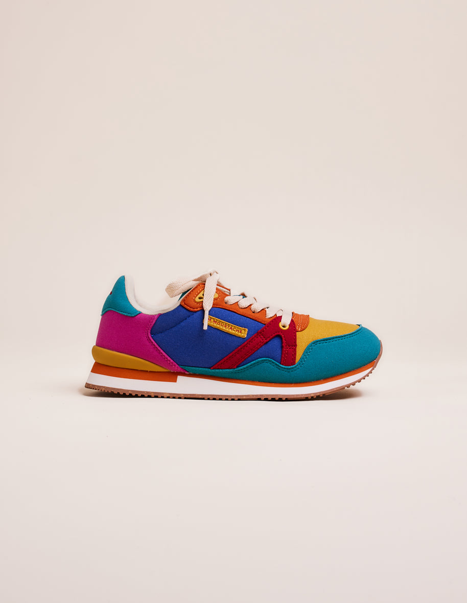 Low-top trainers Andrée - Duck mustard red