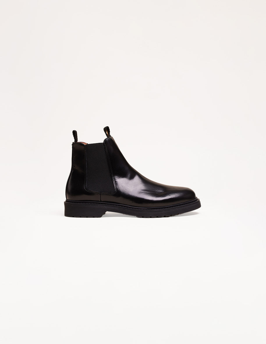 Bottines Axel - Cuir box noir