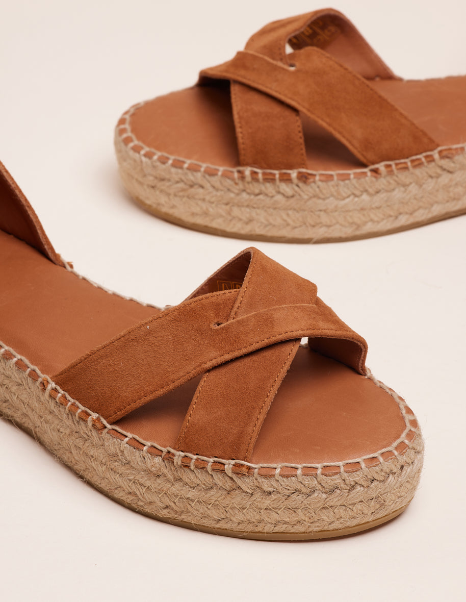 Espadrilles Catherine - Cognac suede