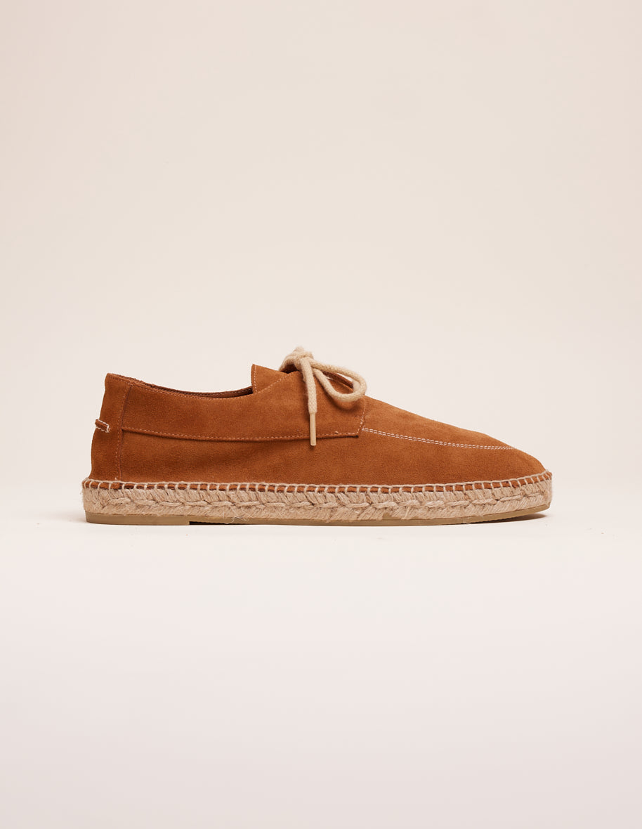 Espadrilles Charles - Suède cognac