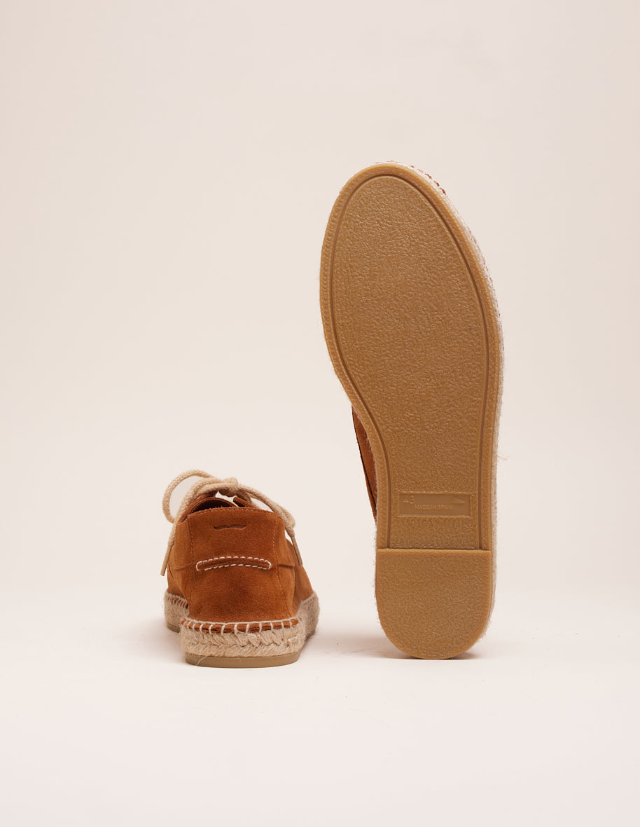 Espadrilles Charles - Suède cognac