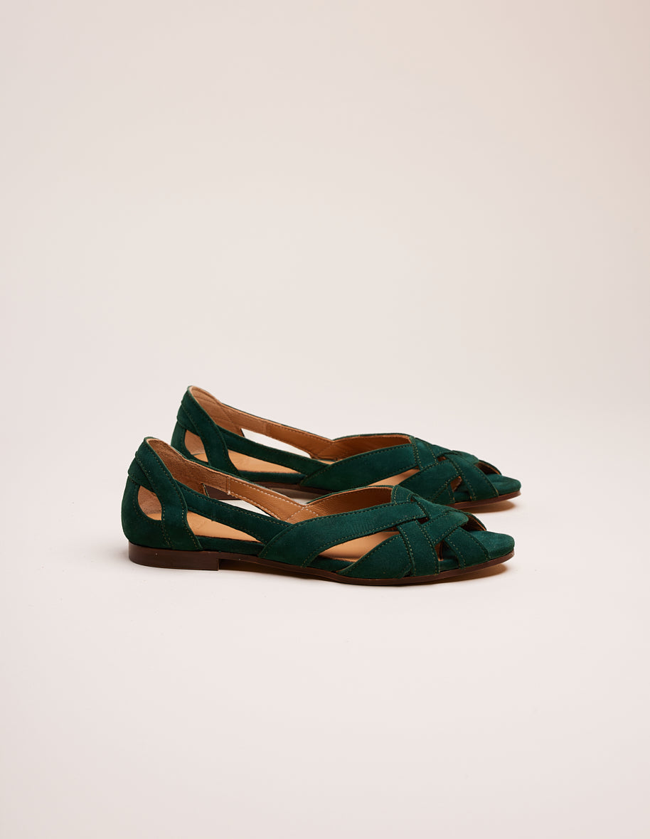 Sandals Clémentine - Fir suede