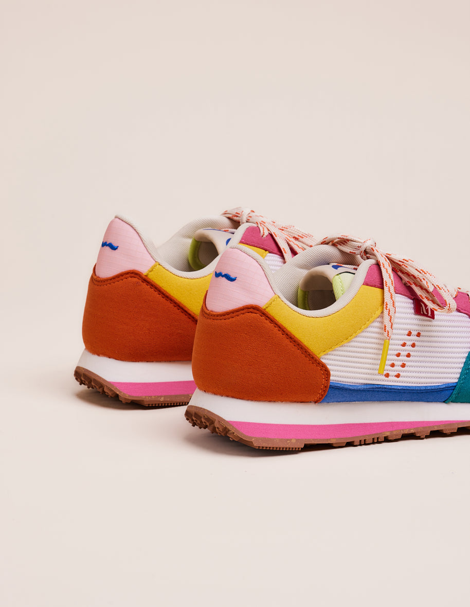 Low-top trainers Gabrielle - Duck white pink