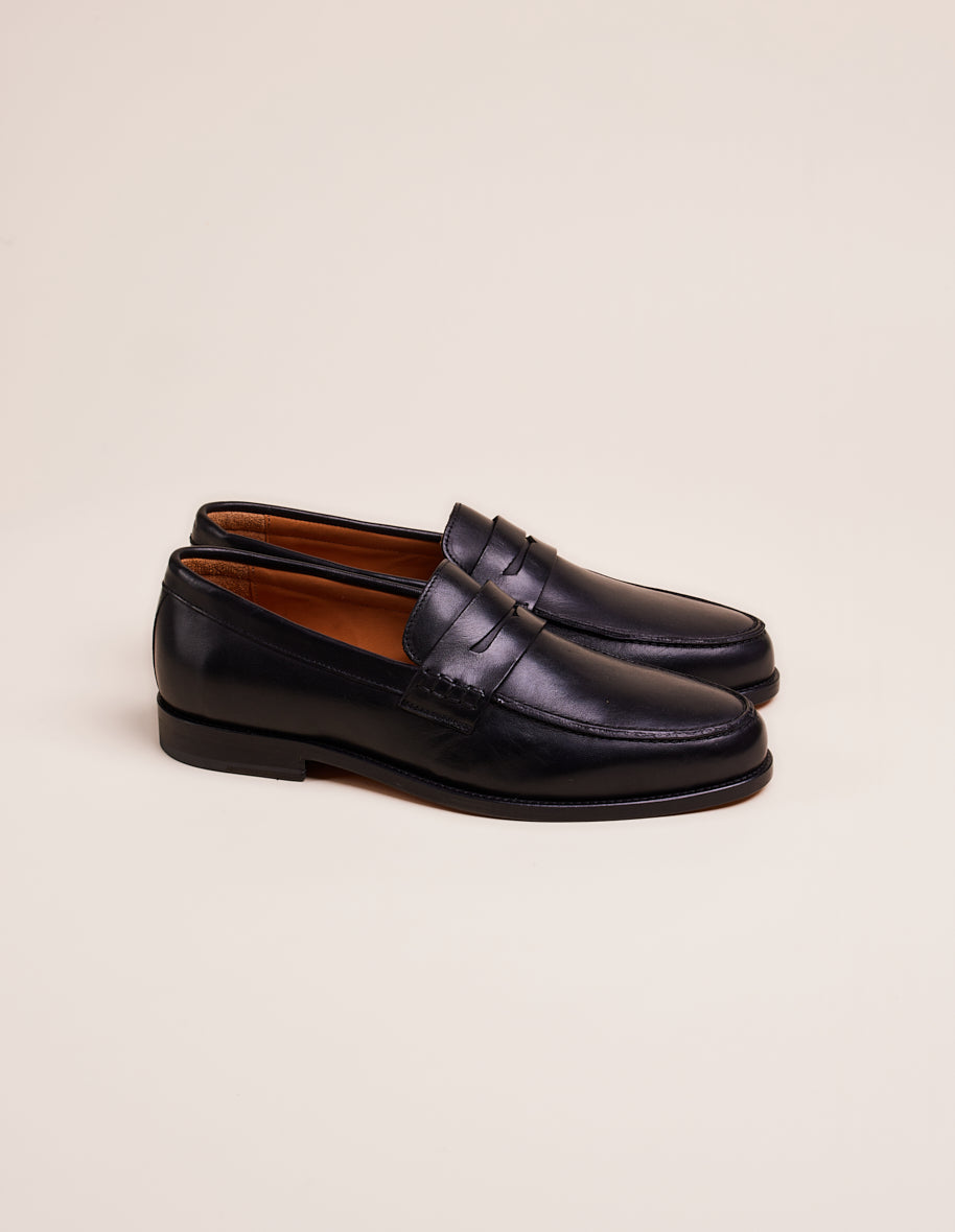 Loafers Marlo - Black leather