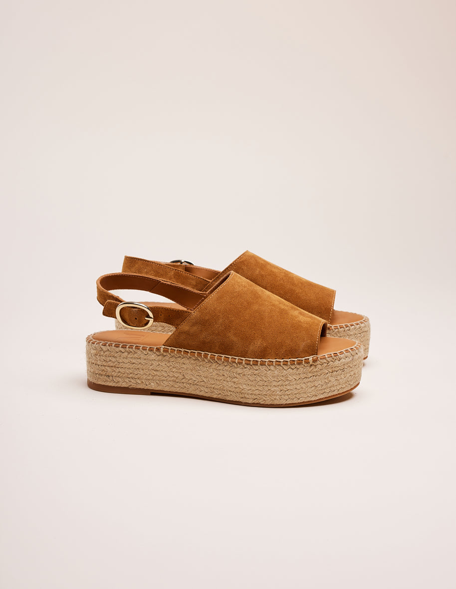 Espadrilles Maya - Suède ambre