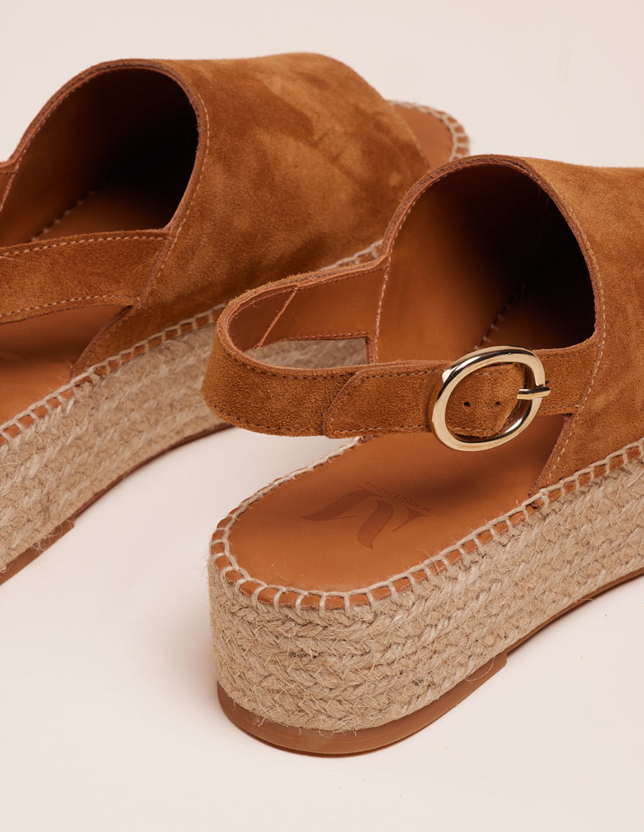 Espadrilles Maya - Suède ambre