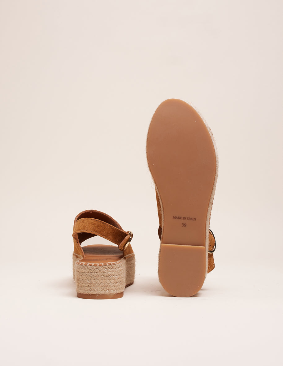 Espadrilles Maya - Suède ambre