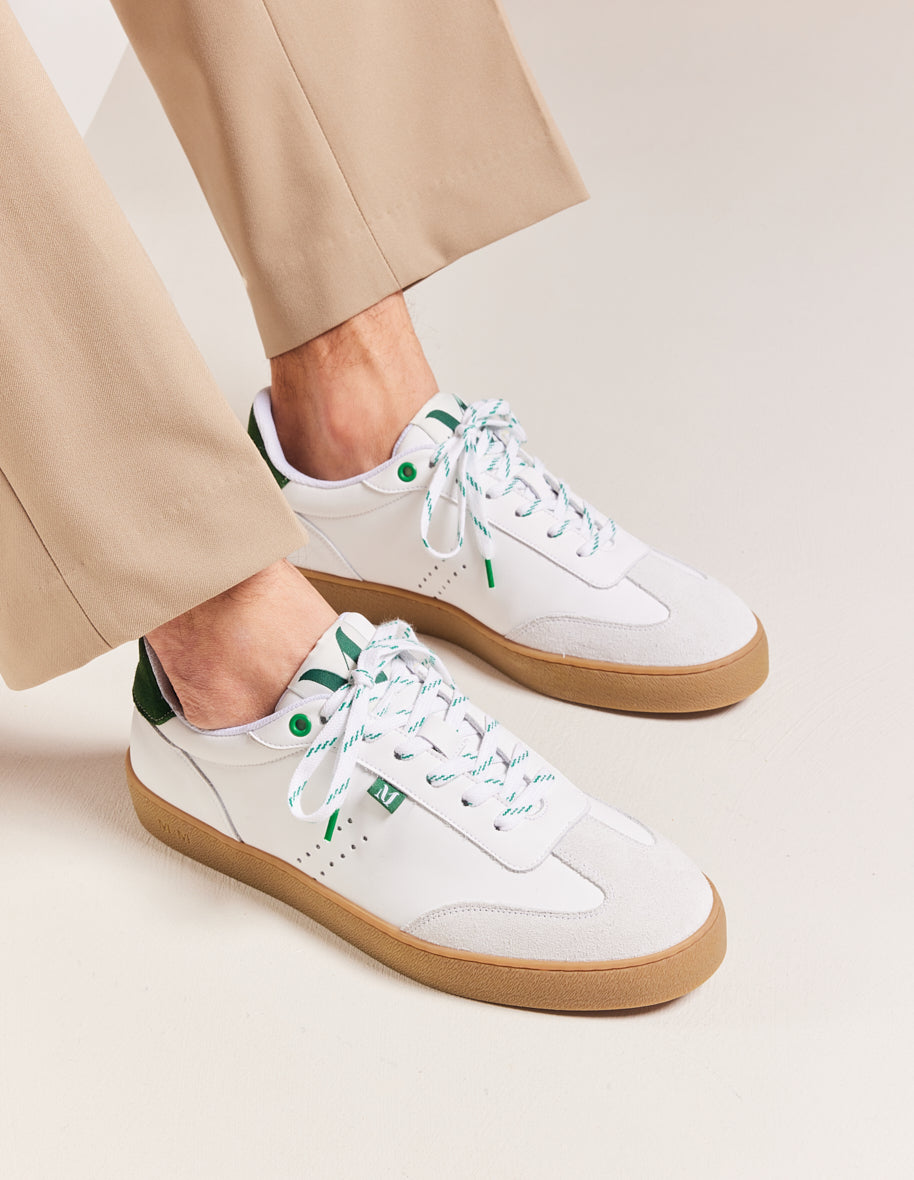 Low-top trainers Pablo - Green white