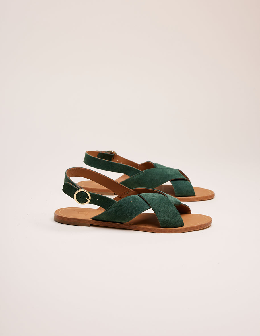 Sandals Paloma - Fir suede