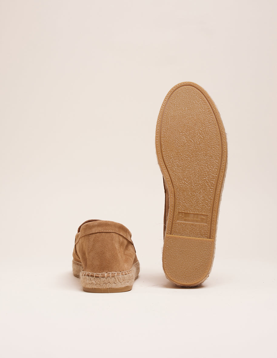 Espadrilles Roméo - Suède taupe