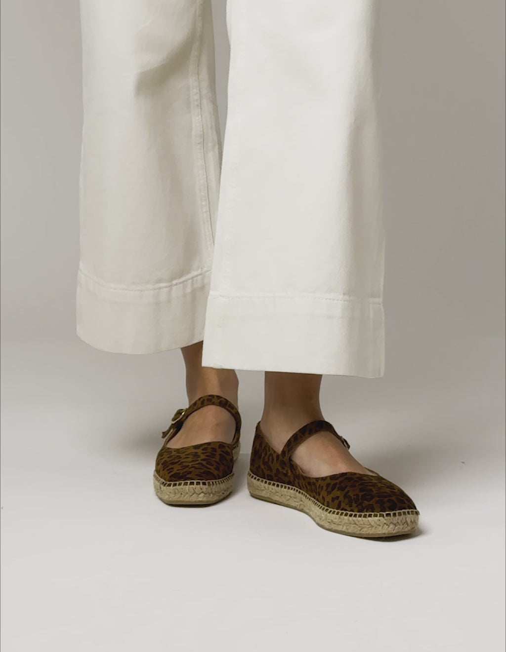 Espadrilles Bebi - Suède léopard