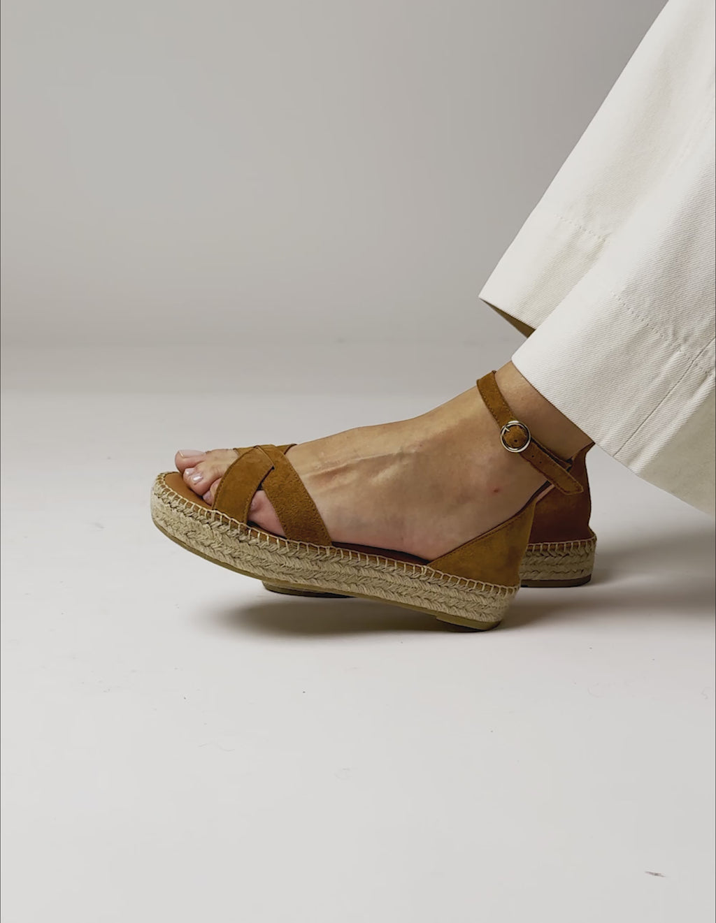 Espadrilles Catherine - Suède cognac