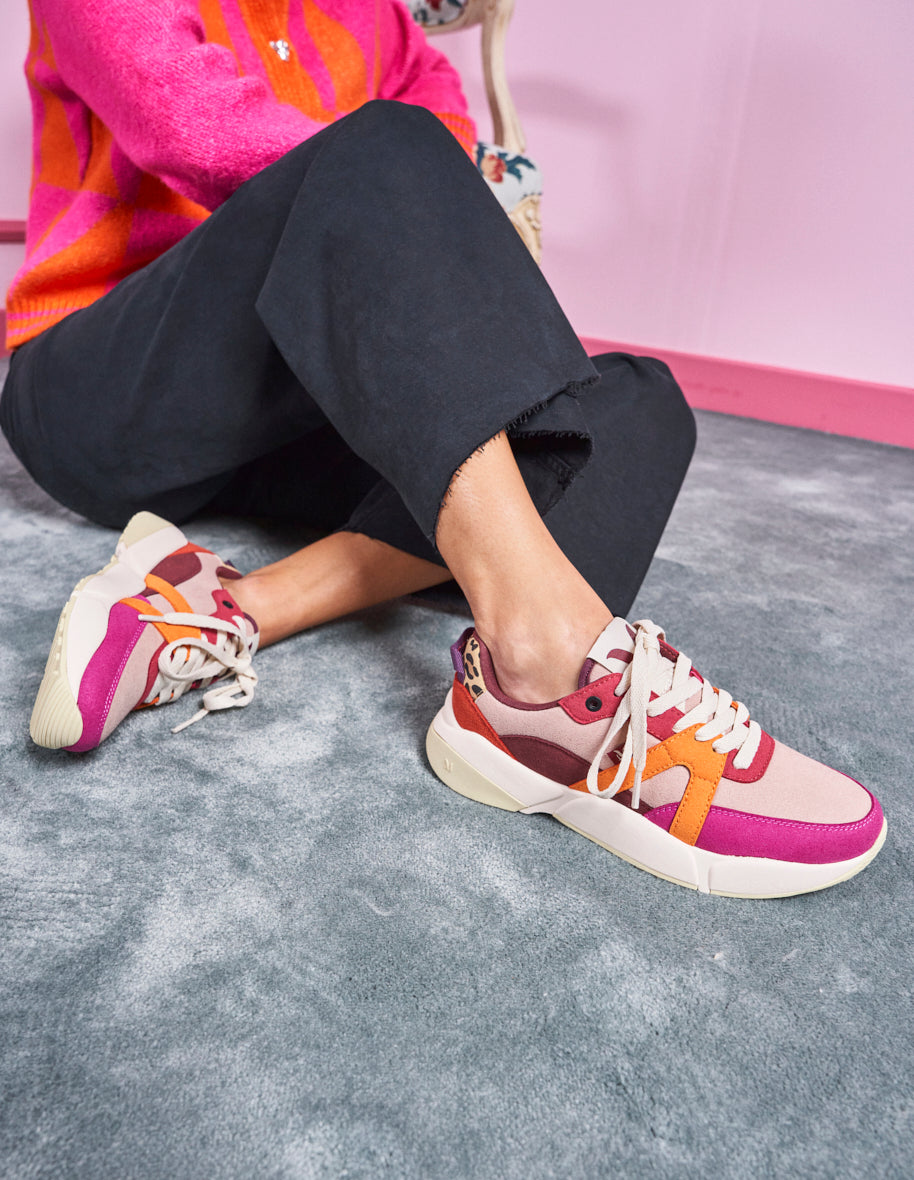 Lison - Sweden Vegan Mauve Blush orange vegan sneakers