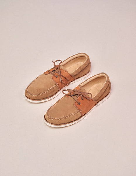 Chaussure bateau beige best sale